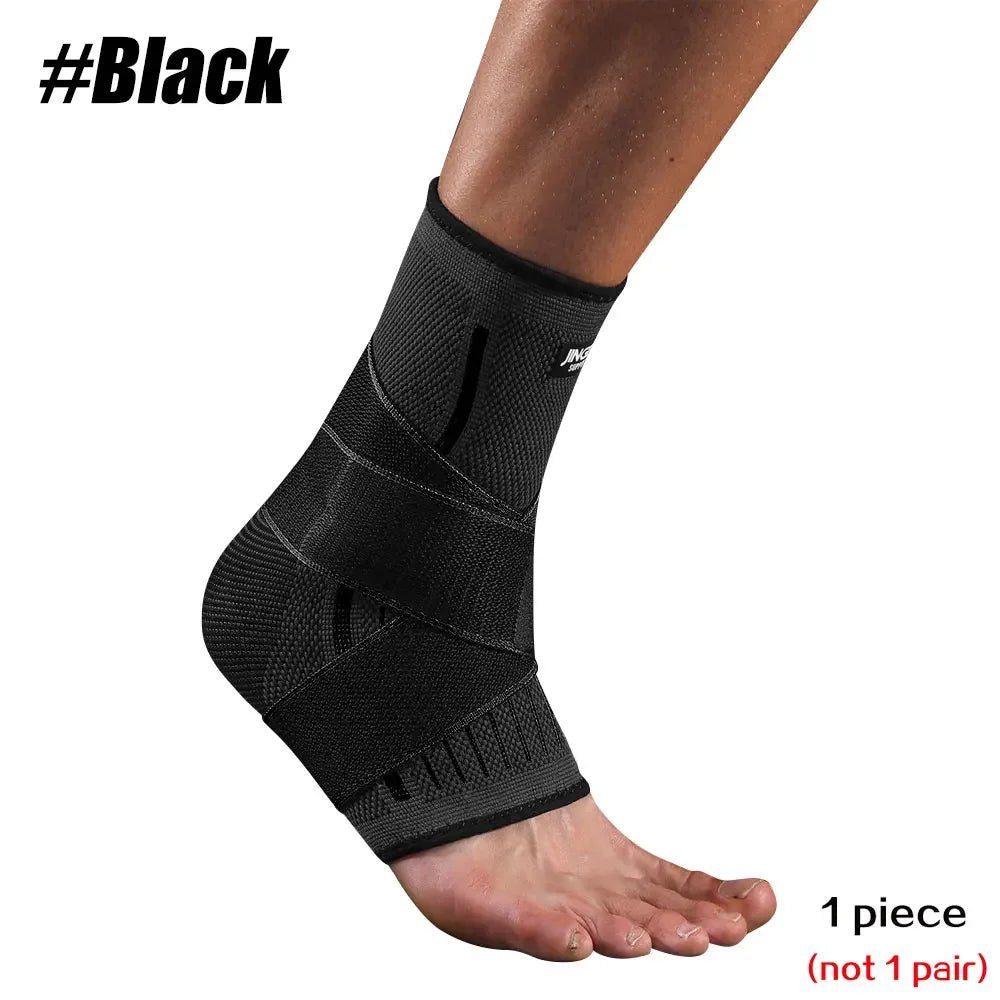 1 Pcs Ankle Brace Compression Sleeve, Adjustable Ankle Support Strap for Sprained, Plantar Fasciitis, Injury Recovery, Running - FitHealthHavenFitHealthHavenFitHealthHaven14:201336227Black;5:361385BlackL1 Pcs Ankle Brace Compression Sleeve, Adjustable Ankle Support Strap for Sprained, Plantar Fasciitis, Injury Recovery, Running
