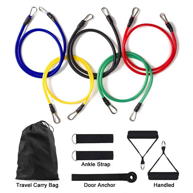 11pcs/Set Pull Rope, Resistance Bands, Portable Fitness Equipment, Ankle Strap, Chest Expander, Elastic Exercise Band - FitHealthHavenFitHealthHavenFitHealthHaven14:193;200009142:100010420black1111pcs/Set Pull Rope, Resistance Bands, Portable Fitness Equipment, Ankle Strap, Chest Expander, Elastic Exercise Band