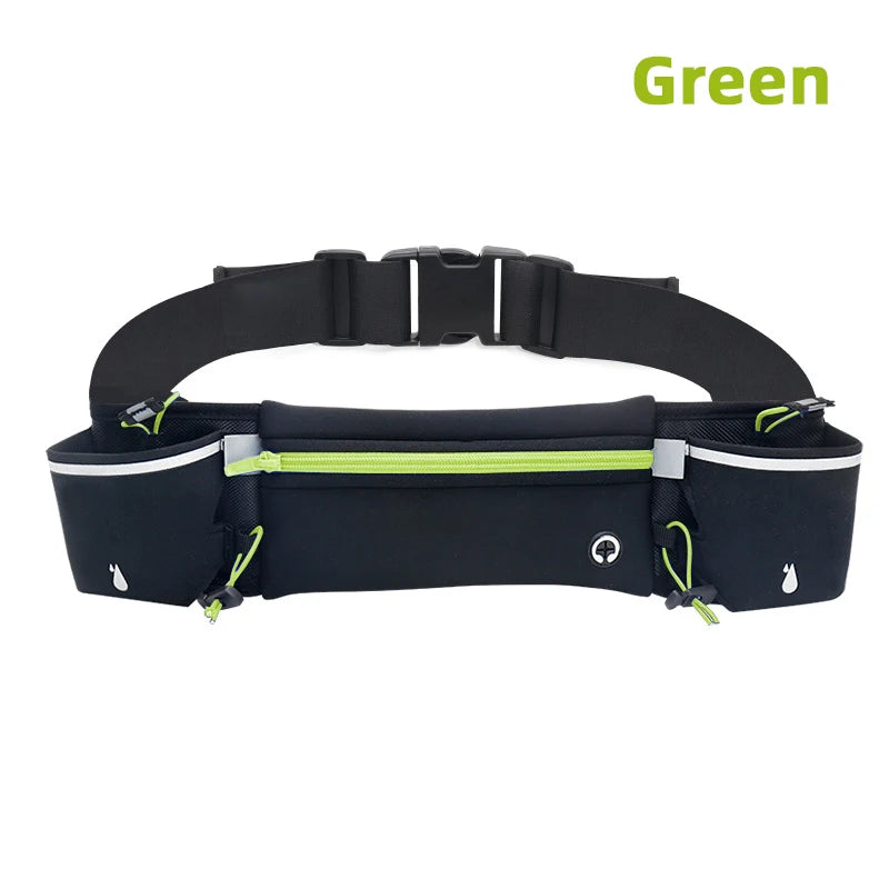 Marathon Trail Running Waist Pack For Phone Water Bottle Sports Fanny Pack Fitness Dual Pocket Running Belt Waist Bag Men Women