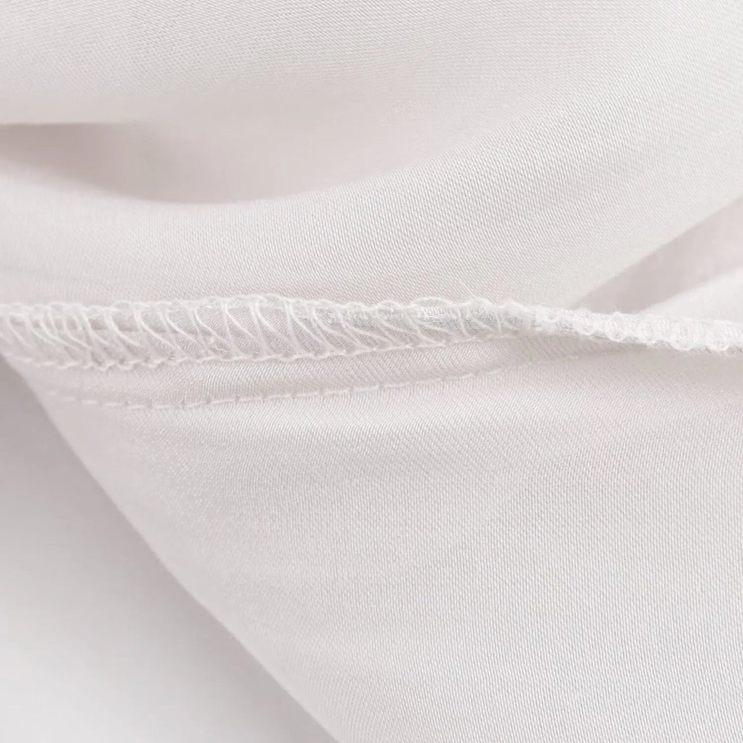 New Women's Clothing European And American Style French Design Fashionable Versatile Knot Decoration Silk Texture Shirt