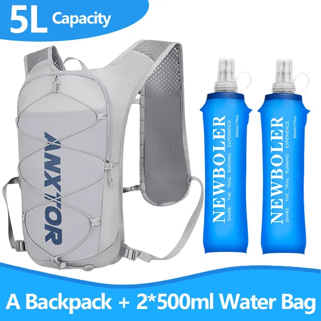 NEW Trail Running-ultra-light 5L Backpack, Running Hydration Vest, Marathon Can be used with 1.5L 500ML water bag.