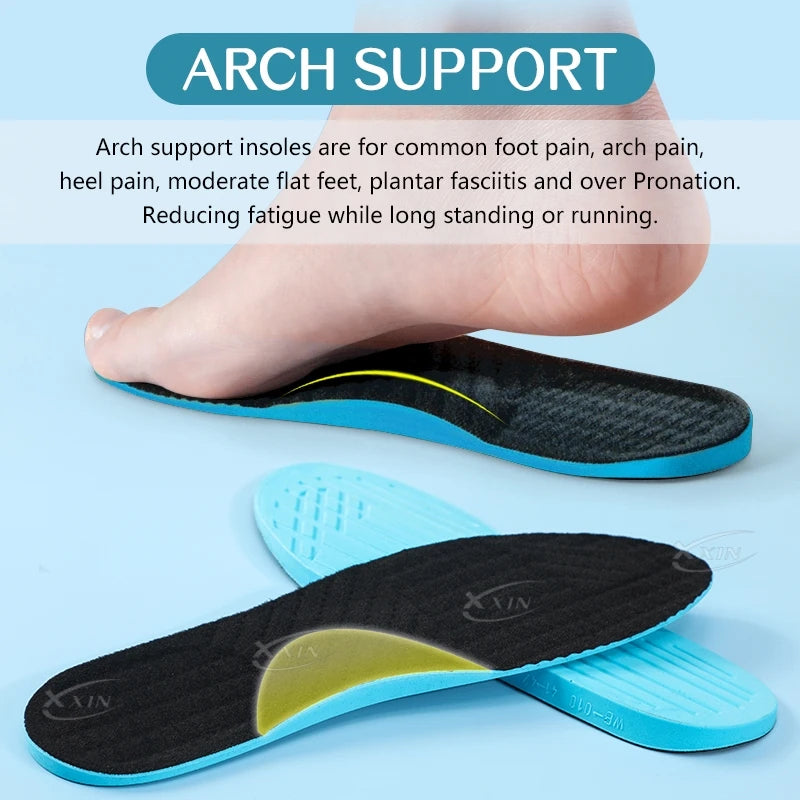 【Xxin】Men Women X leg Correction Insoles Orthopedic Shoe Pads O leg Insole Flat Arch Shoe Inserts Size 35-46