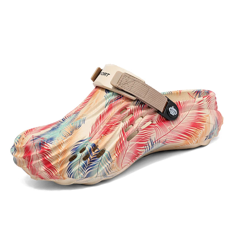 Men's Shoes Slippers Summer Luxury Sandals EVA Slippers Flat Slides Man Beach Shoes Platform Soft Beach Sports Slippers 47 Clogs