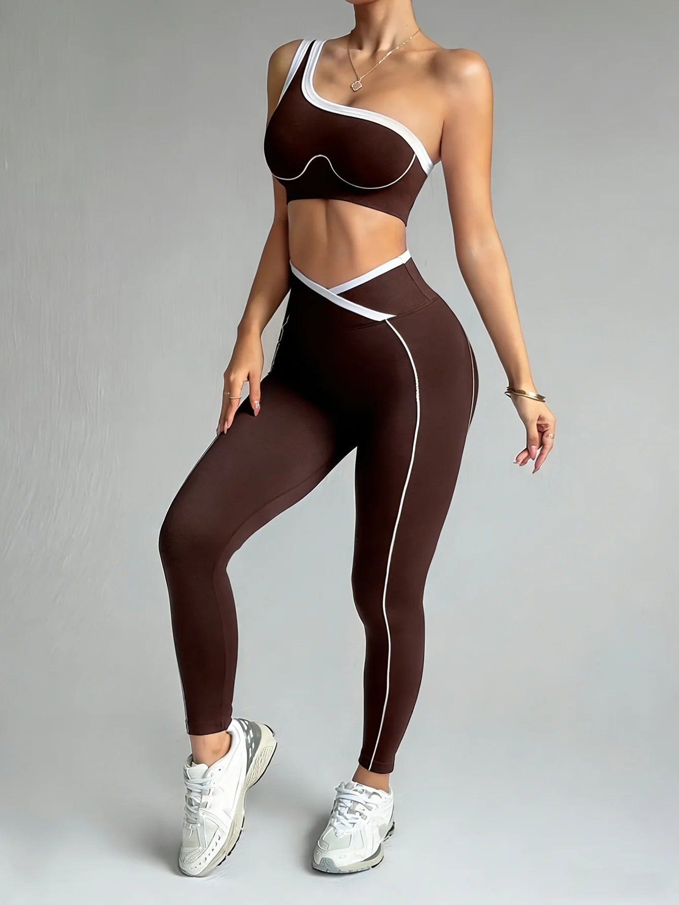 2 pcs Women's Seamless Yoga Sets Sport Leggings Bra Sportswear Woman Gym Outfit Workout Set High Waisted Yoga Clothes Activewear