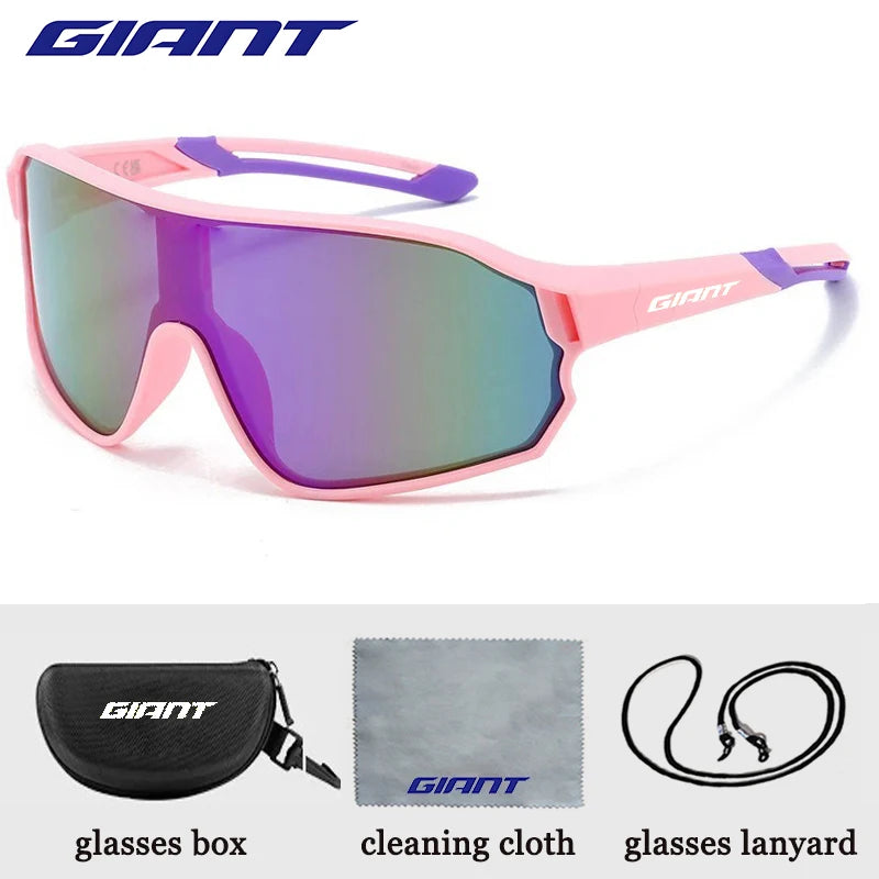 Giant cycling HD vision anti sweat and anti fog cycling glasses men's and women's sunglasses, outdoor sports with case