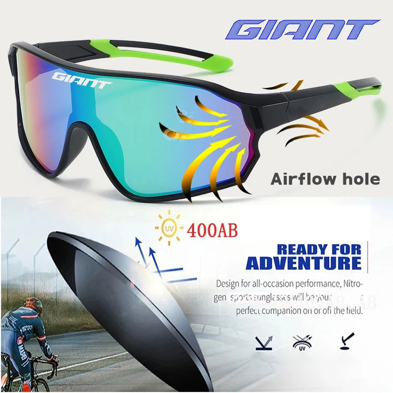 Giant cycling HD vision anti sweat and anti fog cycling glasses men's and women's sunglasses, outdoor sports with case