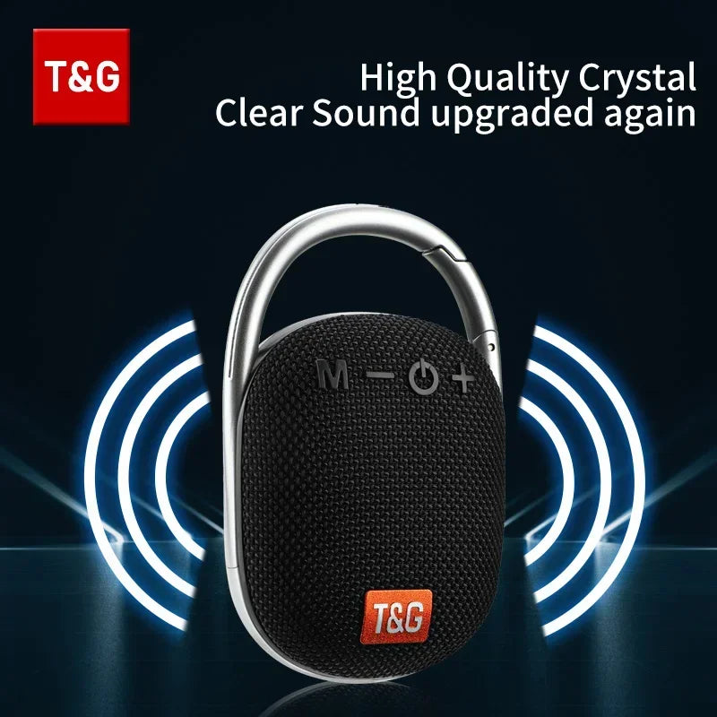 TG321 Outdoor Portable Waterproof Wireless Bluetooth Fabric Speaker HIFI Music Box Mini Bass Woofer stereo active bt tws Speaker