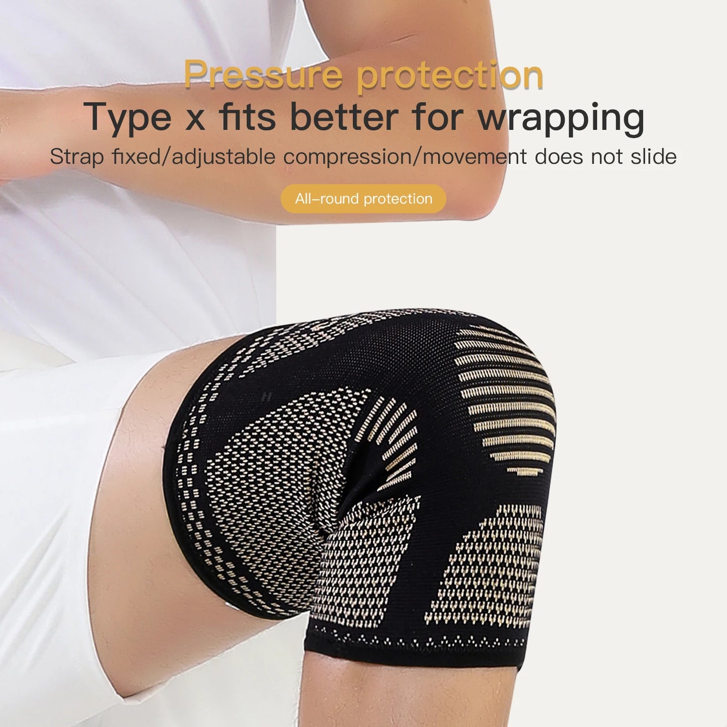 Copper Knee Brace for Arthritis Pain Support-Copper Knee Sleeve for knee pain Compression sleeve for Sports,Knee Pain Relief