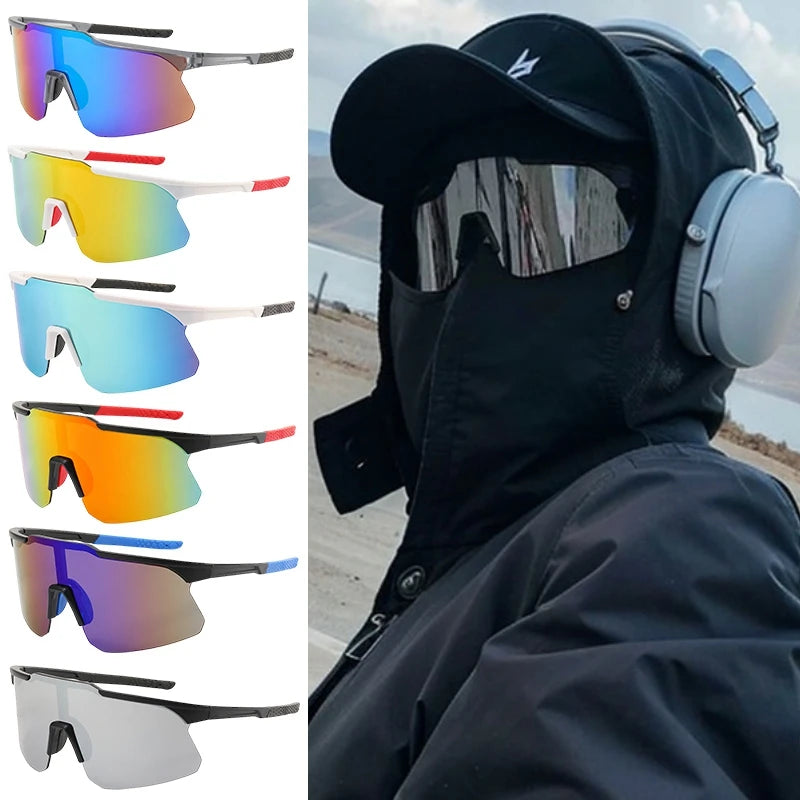 Cycling Sunglasses for Man Woman Polarized Mtb Cycling Sunglasses Outdoor Sport UV Protection Glasses for Drive Ski