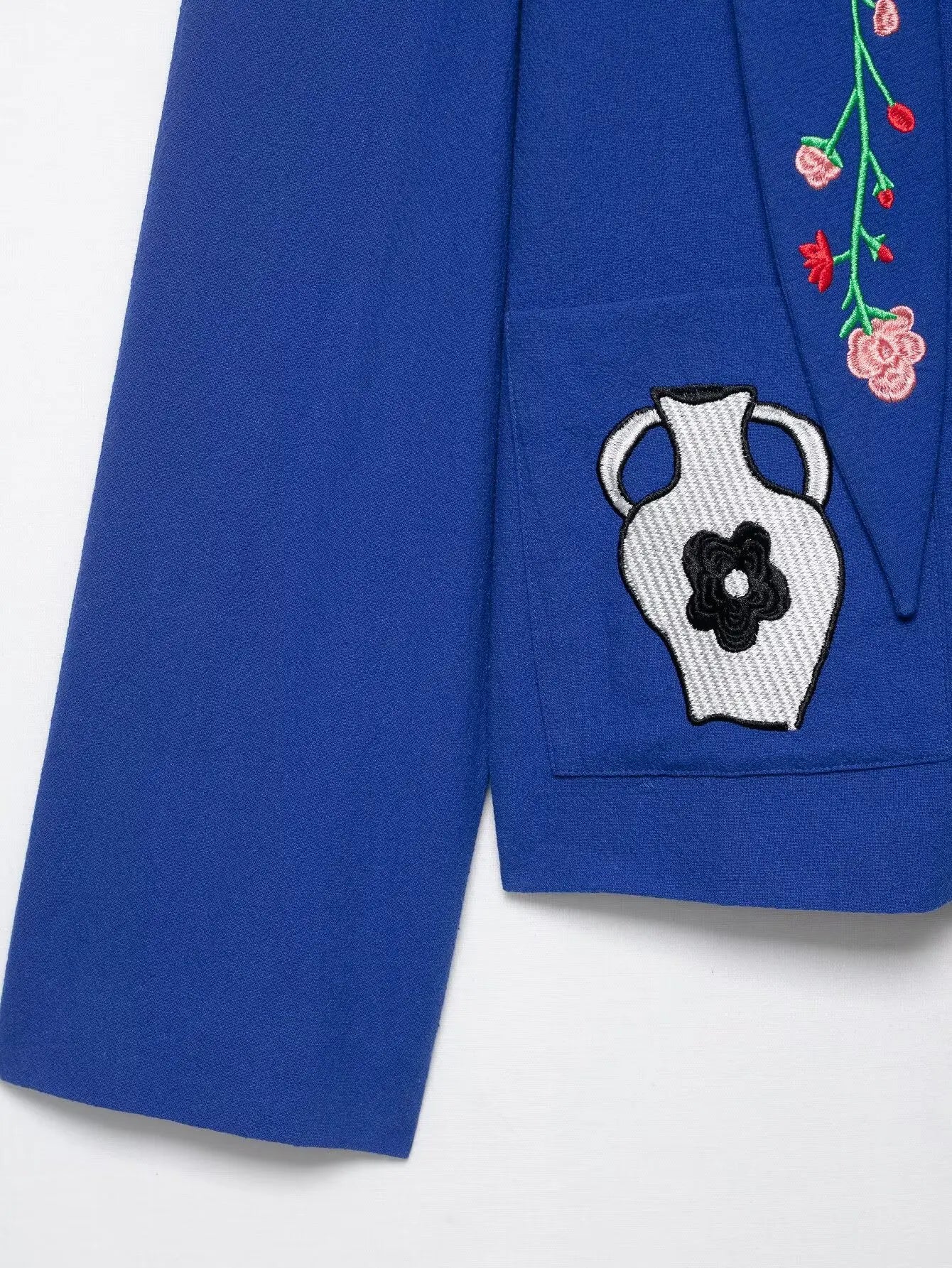 Women's New Jacket Women's Embroidered Jacket Women's Hooded Long Sleeve Tops Button Designs