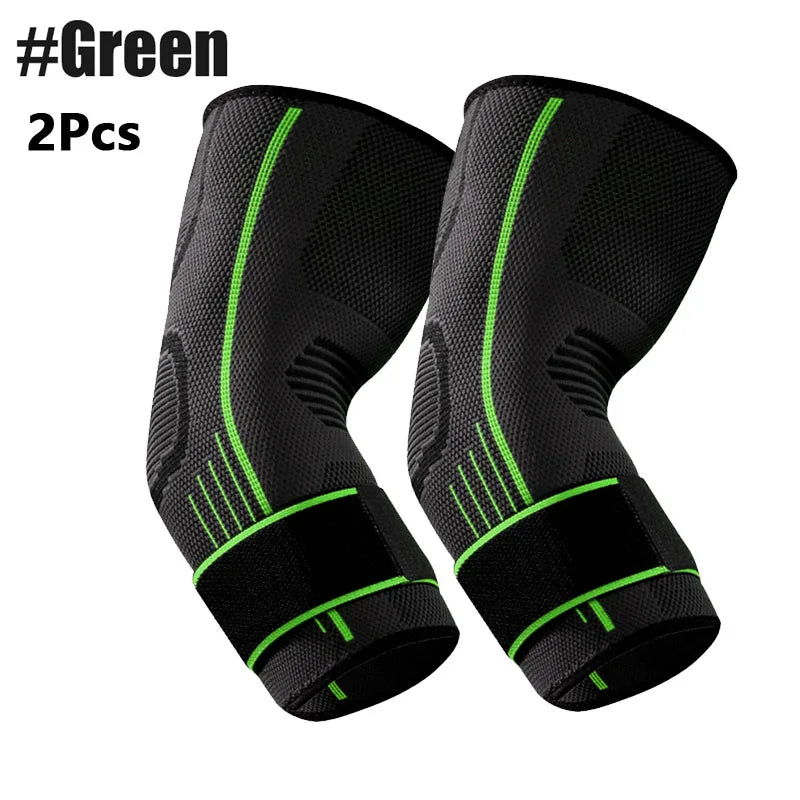 2PCS Elbow Brace for Tennis Elbow & Tendonitis Relief, Elbow Compression Sleeve for Men and Women, Support for Gym, Sports