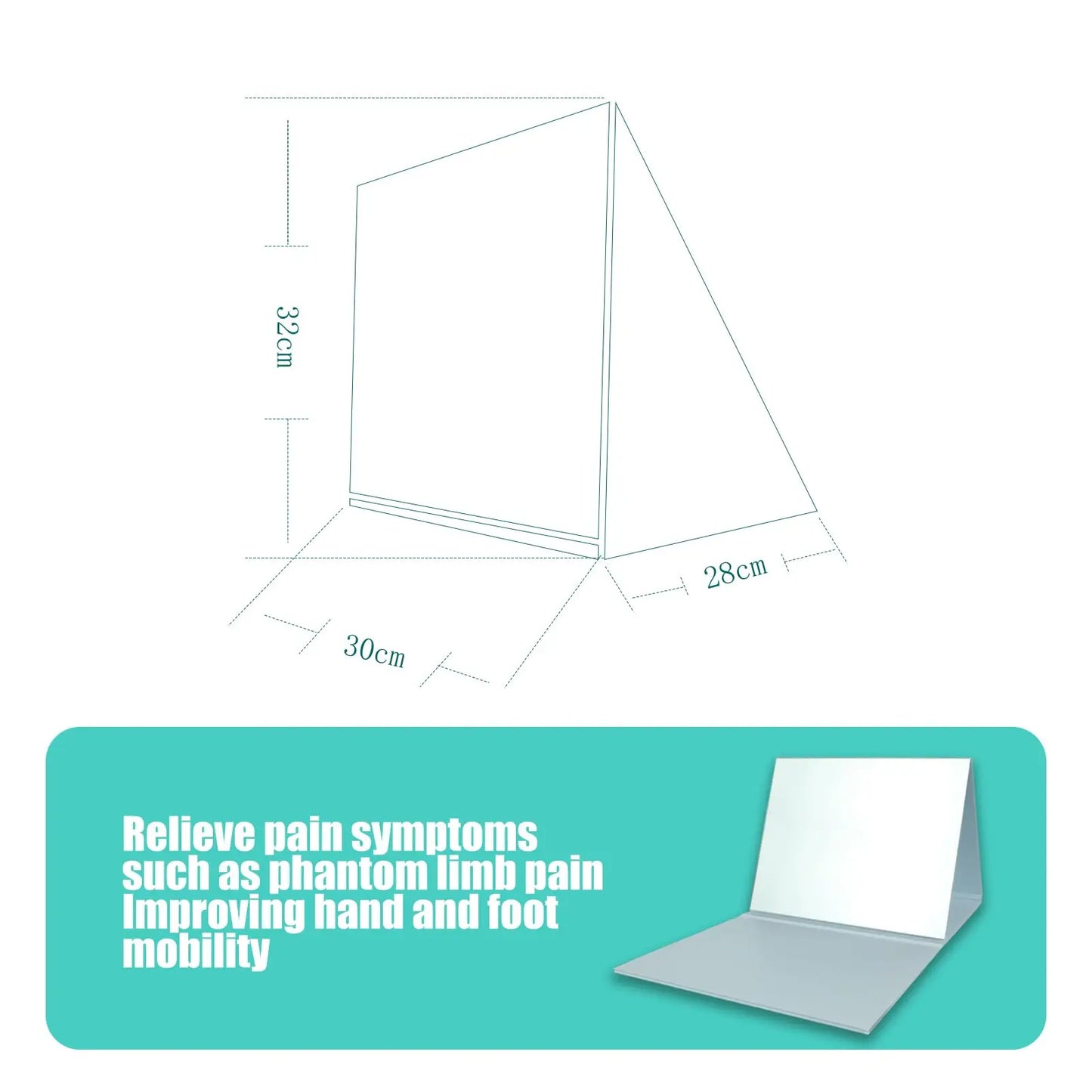 Mirror Therapy Box for Stroke Rehabilitation for Leg Amputation Professional Therapy Device for Hand Exercise Mirror Neurons for