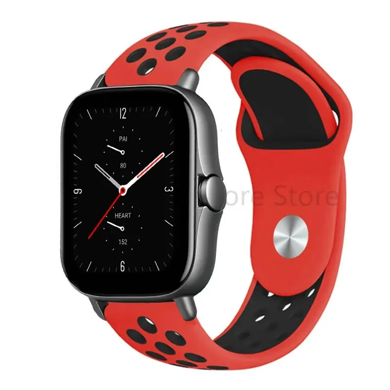 20mm/22mm Watch strap For Amazfit GTS 4-3-2e Mini/GTR 4-3-2 47mm/GTR 2e/stratos 3 sport Bracelet Amazfit Bip 5/Bip 3 pro strap