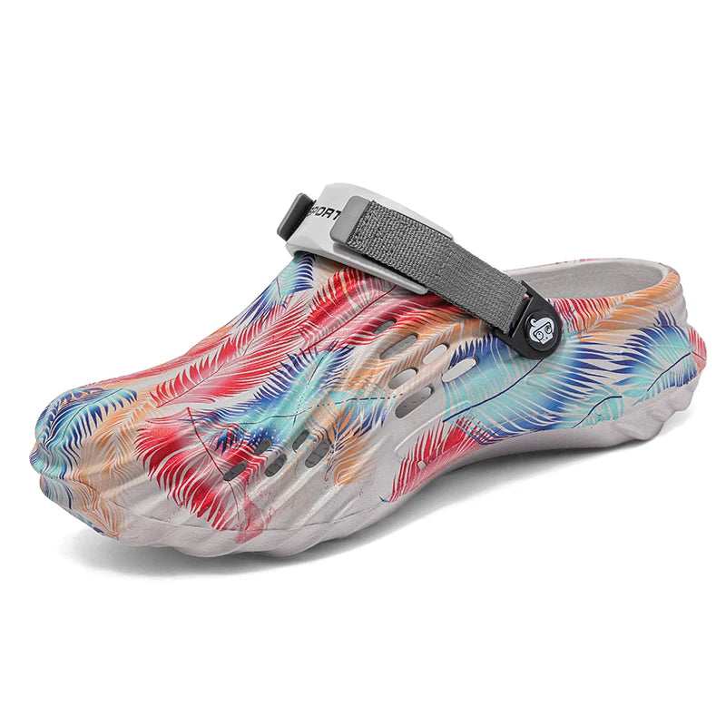 Men's Shoes Slippers Summer Luxury Sandals EVA Slippers Flat Slides Man Beach Shoes Platform Soft Beach Sports Slippers 47 Clogs