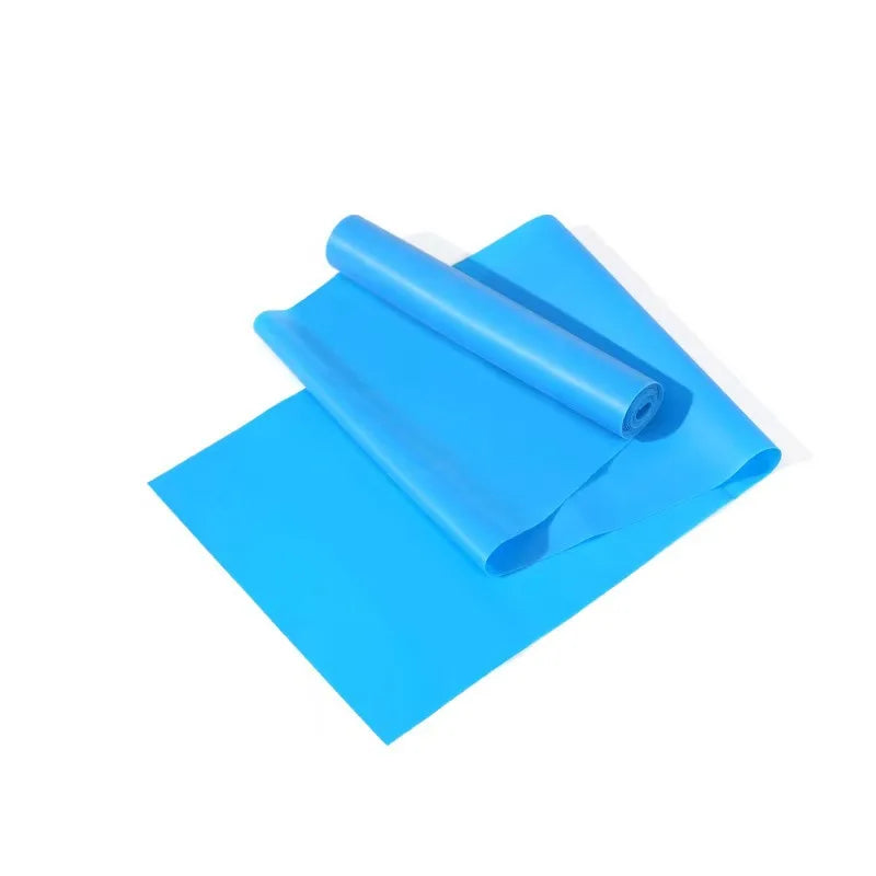 1pc 150cm*15cm yoga tension sheet elastic band resistance band elastic stretch band fitness plastic supplies can be cut