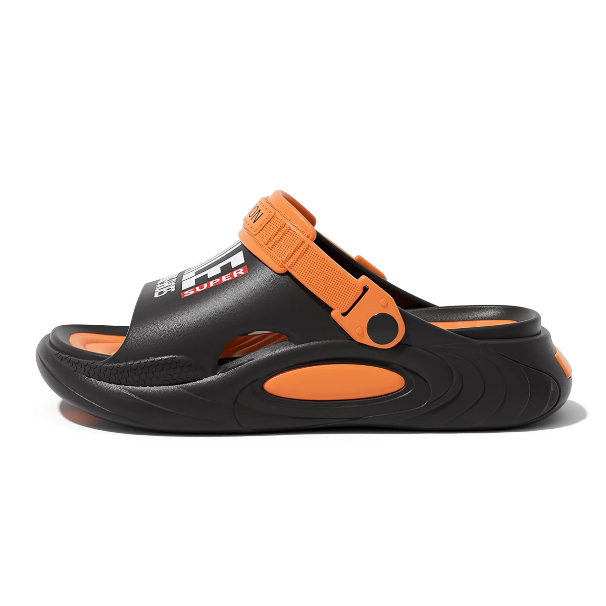 EVA Men Hole Shoes Thick Bottom Height Increase Outdoor Slippers Comfortable Breathable Sports Slippers