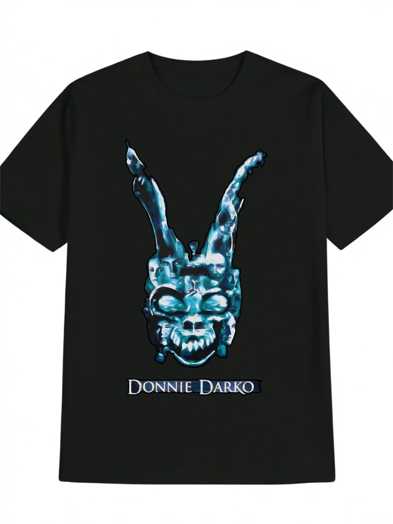 Donnie Darko Tee Donnie Darko Inspired Men s Black Graphic T-Shirt Soft Polyester Fabric Casual Crew Neck Short Sleeve