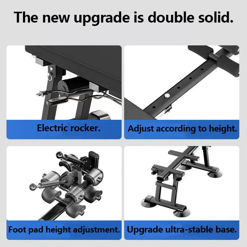 Multi Functional Height Increasing And Lengthening Electric Stretcher, Lumbar Spine Soother, Traction Inverted Machine
