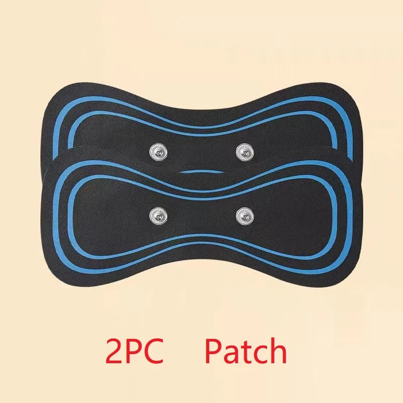 Portable Neck Massager EMS Muscle Stimulator Electric Cervical Massage Patch Low Frequency Pulse Massage Pads Pain Relief Tool