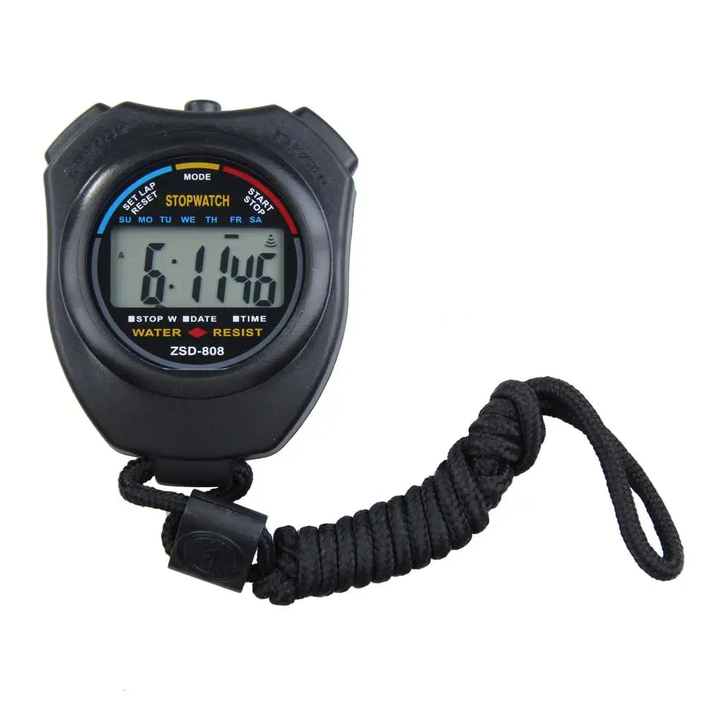 Sports Stopwatch Timer Electronic Handheld Sports Stopwatch Multifunctional Lightweight Portable Convenient with Strap