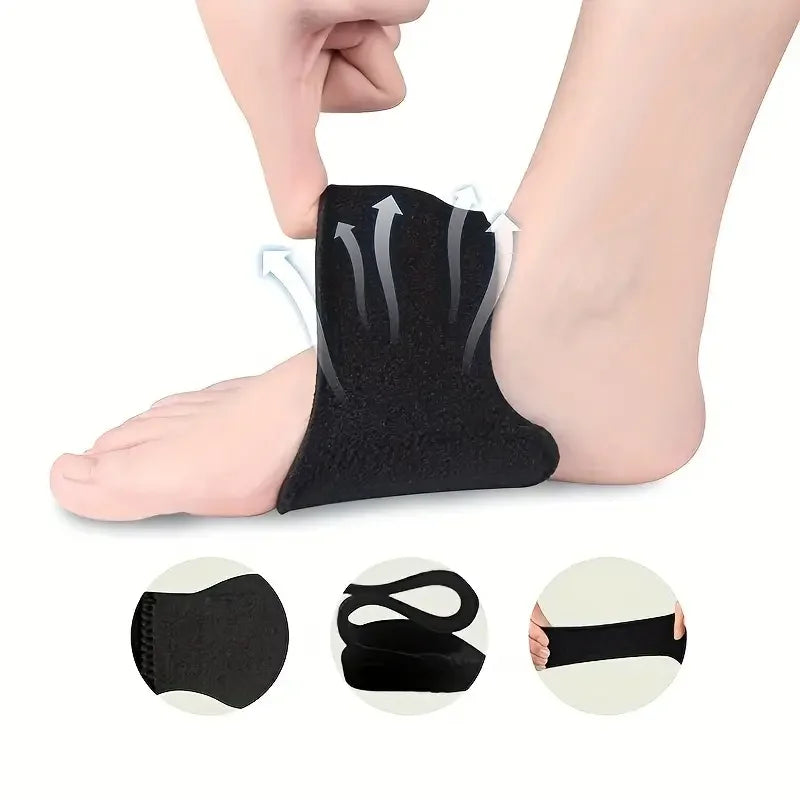 2pcs Compression Arch Support Brace for Men And Women For Flat Feet, High Arches, Fallen Arches, Heel Fatigue