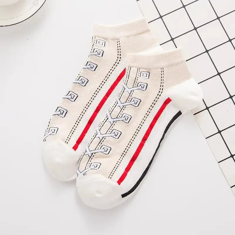 New Design Funny Fashion Harajuku Women Socks Novelty 3D Beer Pattern Socks Hiphop Solid Cotton Cool Ankle Short Socks