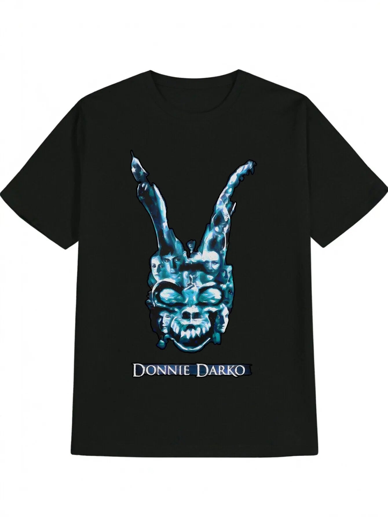 Donnie Darko Tee Donnie Darko Inspired Men s Black Graphic T-Shirt Soft Polyester Fabric Casual Crew Neck Short Sleeve
