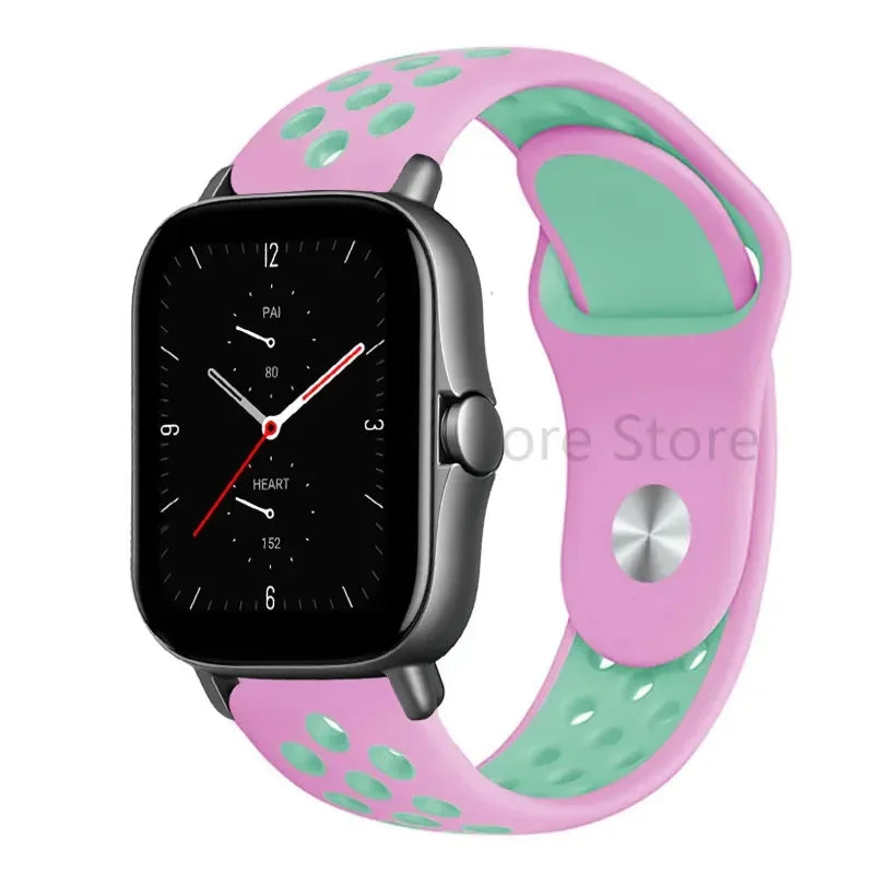 20mm/22mm Watch strap For Amazfit GTS 4-3-2e Mini/GTR 4-3-2 47mm/GTR 2e/stratos 3 sport Bracelet Amazfit Bip 5/Bip 3 pro strap