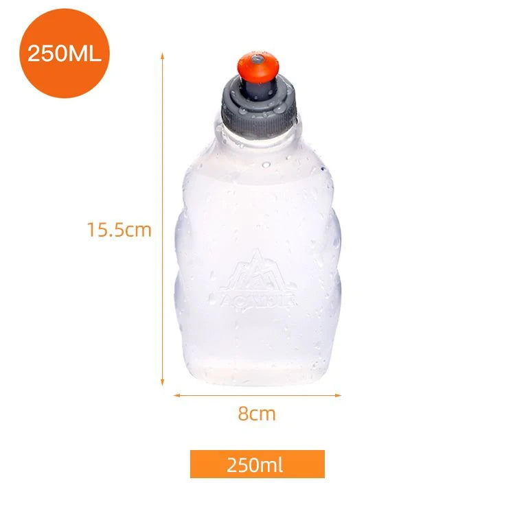 AONIJIE 170ML 250ML Water Bottle Flask Storage Container BPA Free For Running Hydration Belt Backpack Waist Bag Vest Camping