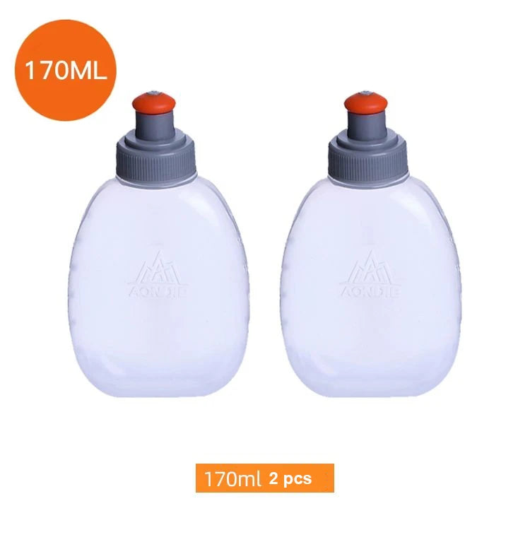 AONIJIE 170ML 250ML Water Bottle Flask Storage Container BPA Free For Running Hydration Belt Backpack Waist Bag Vest Camping