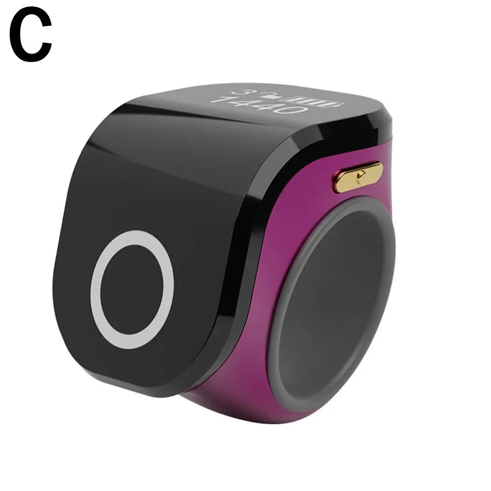Digital Counter Portable Points Rechargeable Electronic Tally Hand Prayer Counter Waterproof Counter Silents Finger Counter D7v4