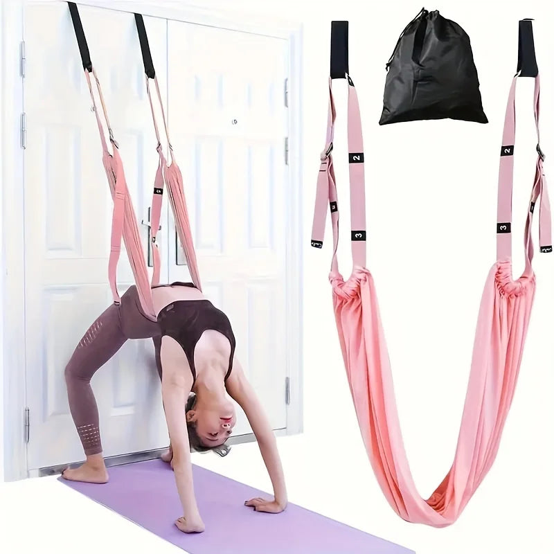 Open Shoulder And Beautiful Back Fitness Equipment Aerial Yoga Rope Lower Waist Device, One Aerial Yoga Rope For Flexibility