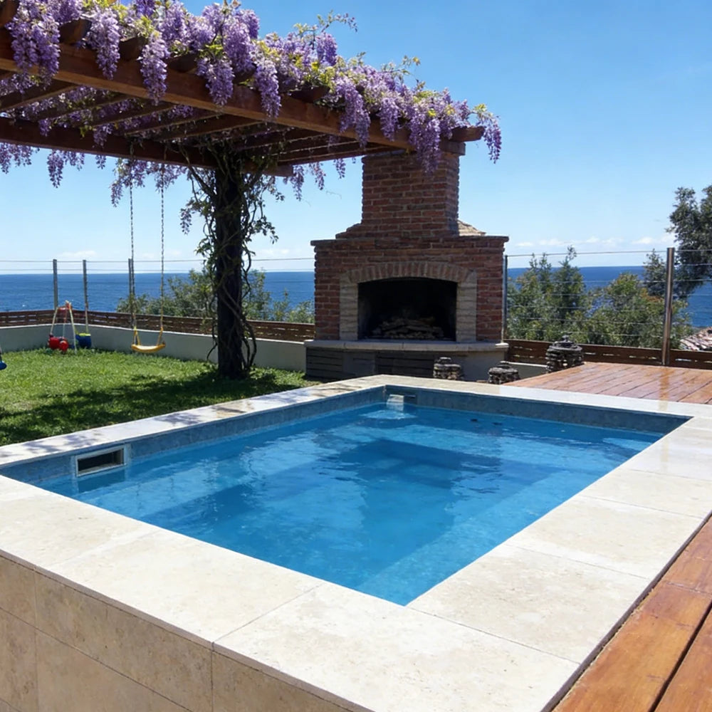In The Swim Pool Supplies Fiberglass Swimming Pool Outdoor Above Ground Pools Swimming Outdoor 5 Feet Deep Sea Pool