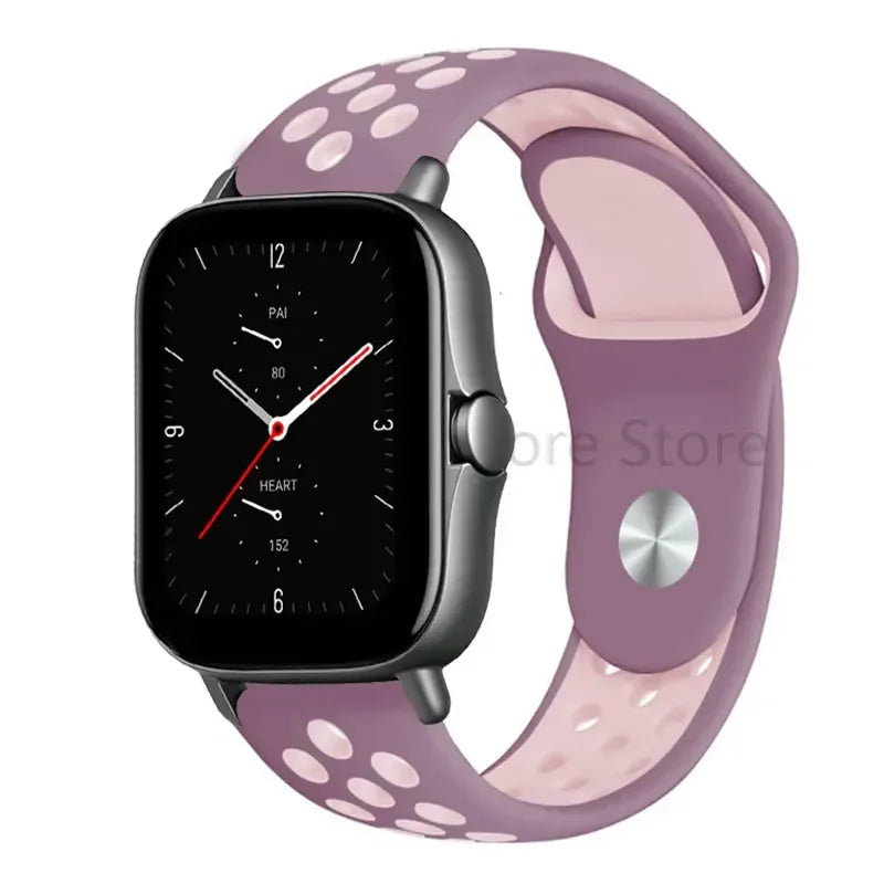 20mm/22mm Watch strap For Amazfit GTS 4-3-2e Mini/GTR 4-3-2 47mm/GTR 2e/stratos 3 sport Bracelet Amazfit Bip 5/Bip 3 pro strap
