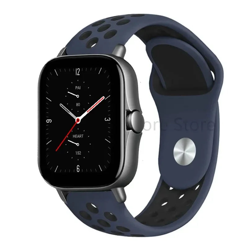 20mm/22mm Watch strap For Amazfit GTS 4-3-2e Mini/GTR 4-3-2 47mm/GTR 2e/stratos 3 sport Bracelet Amazfit Bip 5/Bip 3 pro strap