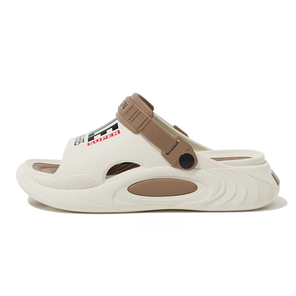 EVA Men Hole Shoes Thick Bottom Height Increase Outdoor Slippers Comfortable Breathable Sports Slippers