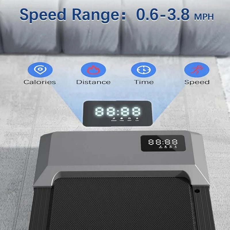 Treadmills for Home 2.5HP Remote Control LCD Display 300LBS Walking Pad Treadmills Portable Walkingpad Fitness Exercise Machine