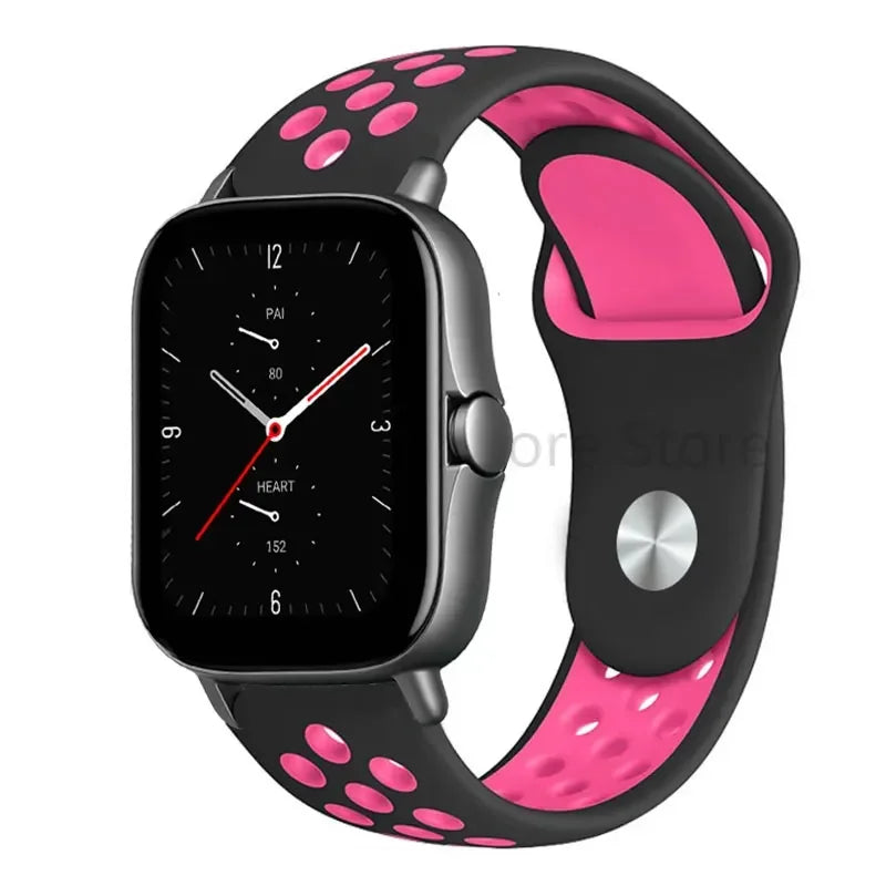20mm/22mm Watch strap For Amazfit GTS 4-3-2e Mini/GTR 4-3-2 47mm/GTR 2e/stratos 3 sport Bracelet Amazfit Bip 5/Bip 3 pro strap