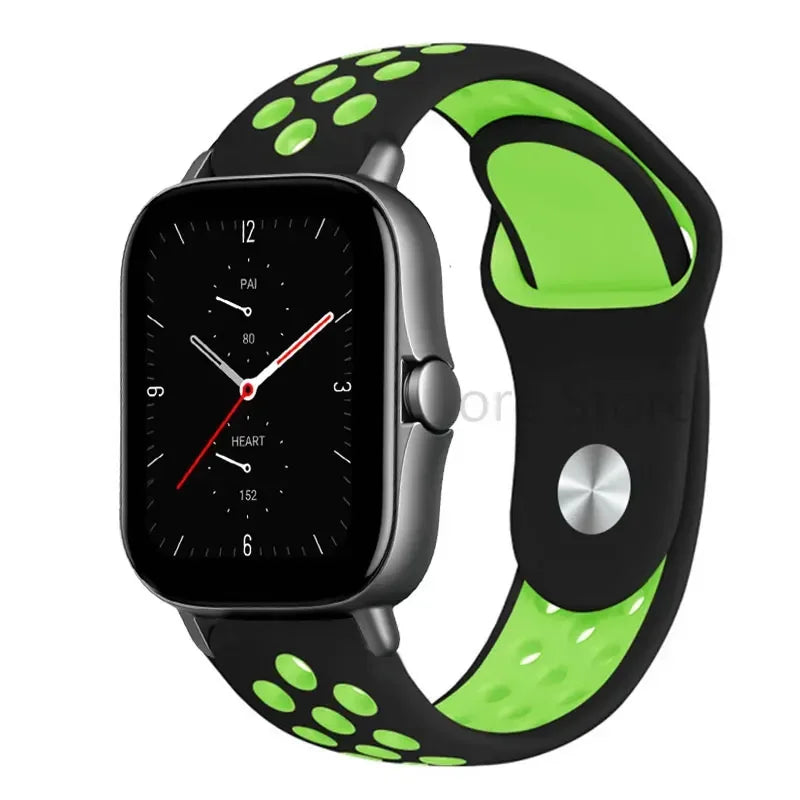 20mm/22mm Watch strap For Amazfit GTS 4-3-2e Mini/GTR 4-3-2 47mm/GTR 2e/stratos 3 sport Bracelet Amazfit Bip 5/Bip 3 pro strap