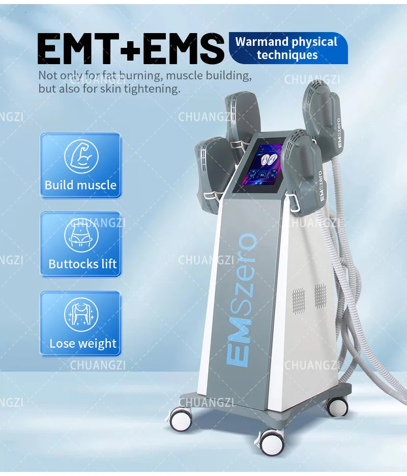 Professional EMSzero NEO 6500W RF Machine Hi-EMT Body Sculpting Fat Burning EMS Slimming Beauty Equipment