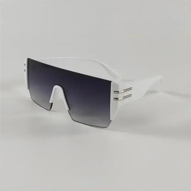 2025 New Rimless Oversized Sunglasses Women Men Luxury Brand High Quality Sun Glasses Ladies Unisex Eyewear UV400 Oculos De Sol