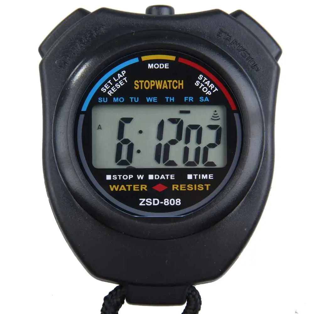 Sports Stopwatch Timer Electronic Handheld Sports Stopwatch Multifunctional Lightweight Portable Convenient with Strap