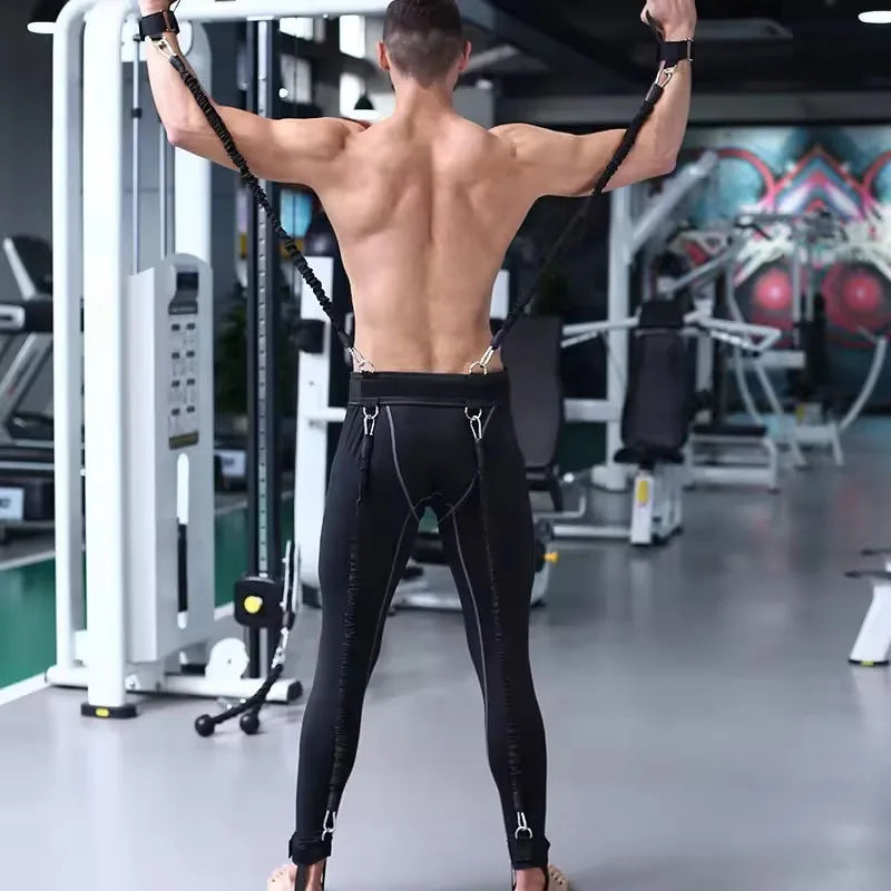 12-piece set Resistance Bands Stretching Strap Set Fitness Gym Boxing Training Equipment