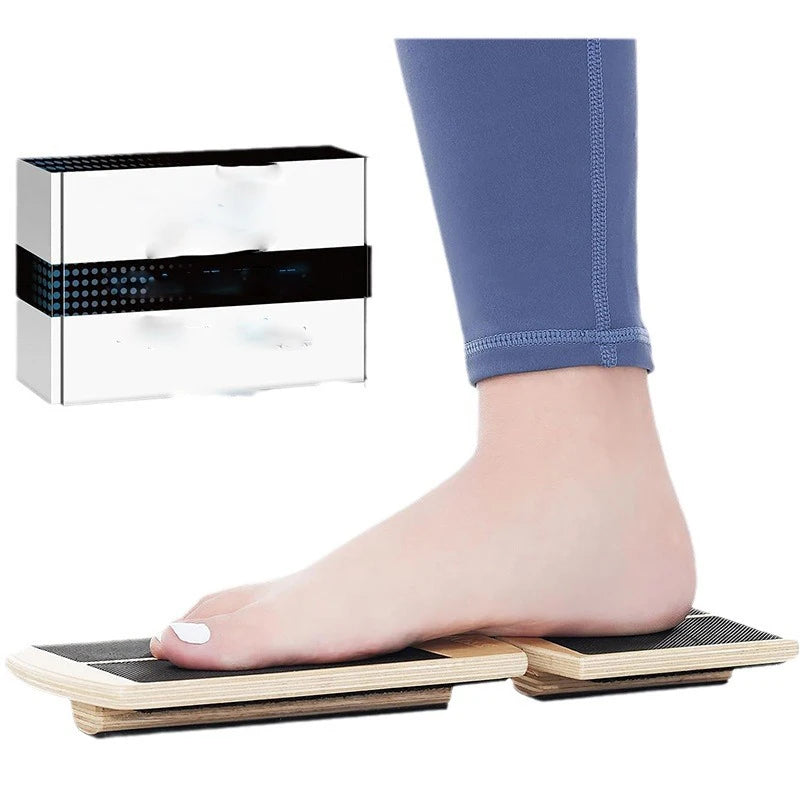 Wooden Balance Board Incline Ankle Stretcher For Ballet Single Leg Proprioception Training Anti-Slip Home Gym