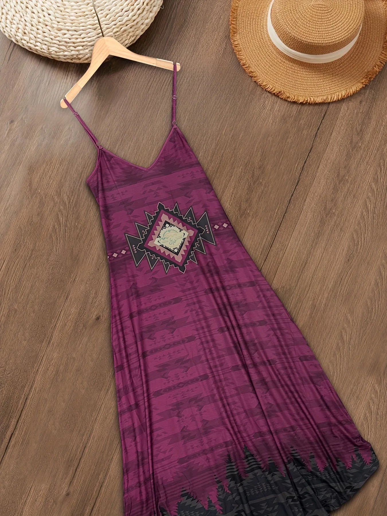 Women's Fashion Dresses Women's Fashion Western Print Dresses Women's Fashion Western V-Neck Dresses