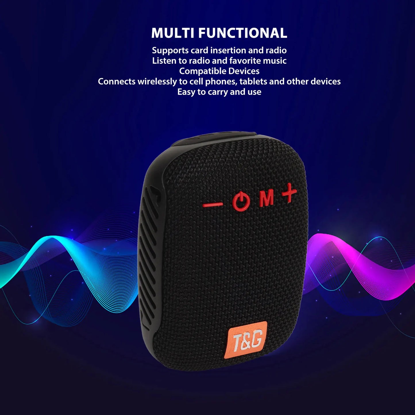 Cycling Bluetooth Speaker Waterproof Support Memory Card Radio Portable Wireless Speaker with Bike Bracket Portable Speaker