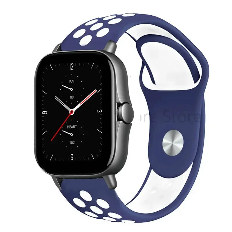 20mm/22mm Watch strap For Amazfit GTS 4-3-2e Mini/GTR 4-3-2 47mm/GTR 2e/stratos 3 sport Bracelet Amazfit Bip 5/Bip 3 pro strap