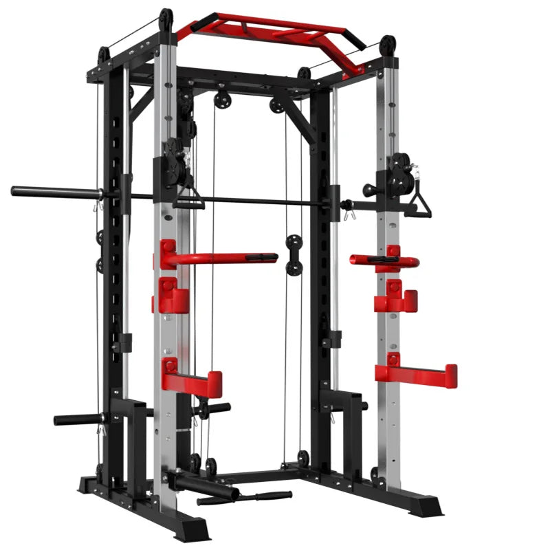 MIYAUP-Multifunctional Weightlifting Sport Equipment, Smith Machine, Cable Crossover, Fitness Frame