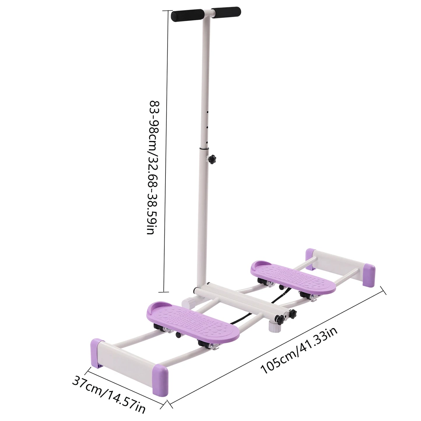Foldable Pelvic Floor Muscle Fitness Equipment Adjustable Leg Exercise Equipment Ski Thin Legs Hip Exerciser pPink/Purple