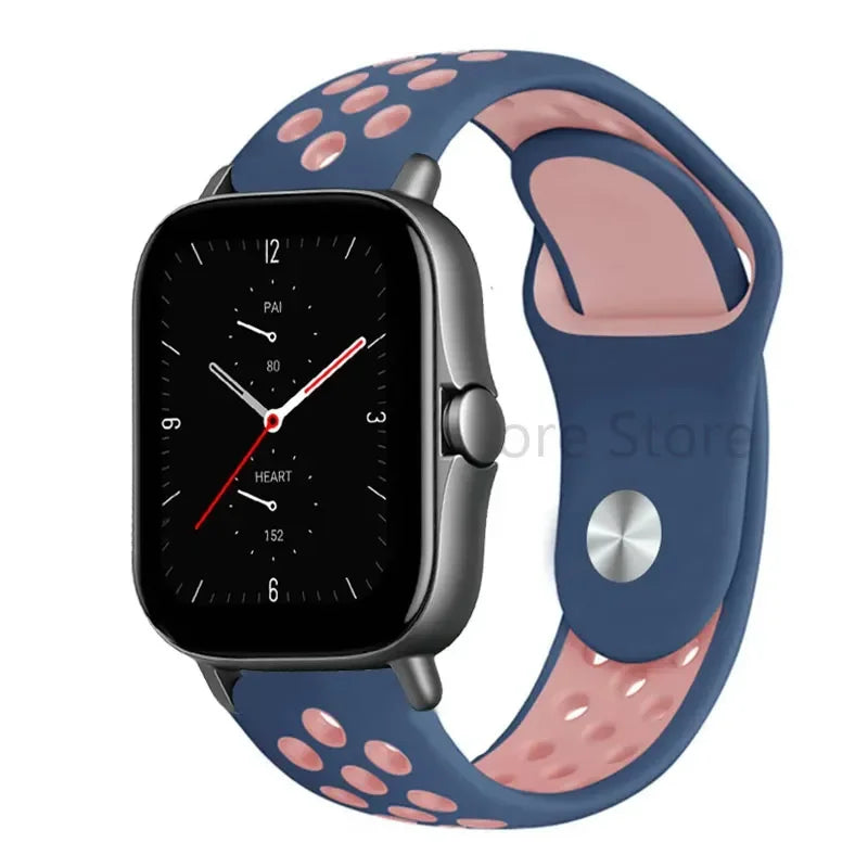 20mm/22mm Watch strap For Amazfit GTS 4-3-2e Mini/GTR 4-3-2 47mm/GTR 2e/stratos 3 sport Bracelet Amazfit Bip 5/Bip 3 pro strap